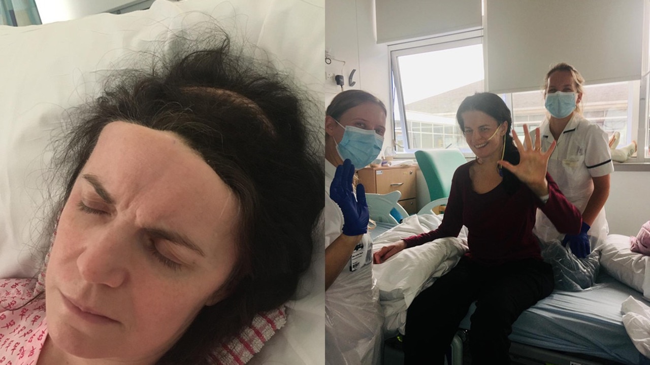 Ms Stewart suffered a severe stroke two weeks after her first vaccine. Picture: GoFundMe