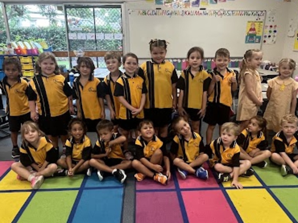 Granville State School Prep students at their first day of school.