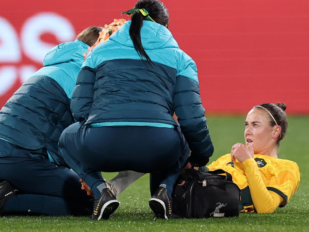 Caitlin Foord’s availability for the Olympics is still in doubt. Picture: Getty Images