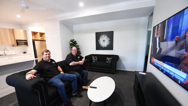 Robin Adams and Grant Collins at Cocobrew's new boutique apartments.