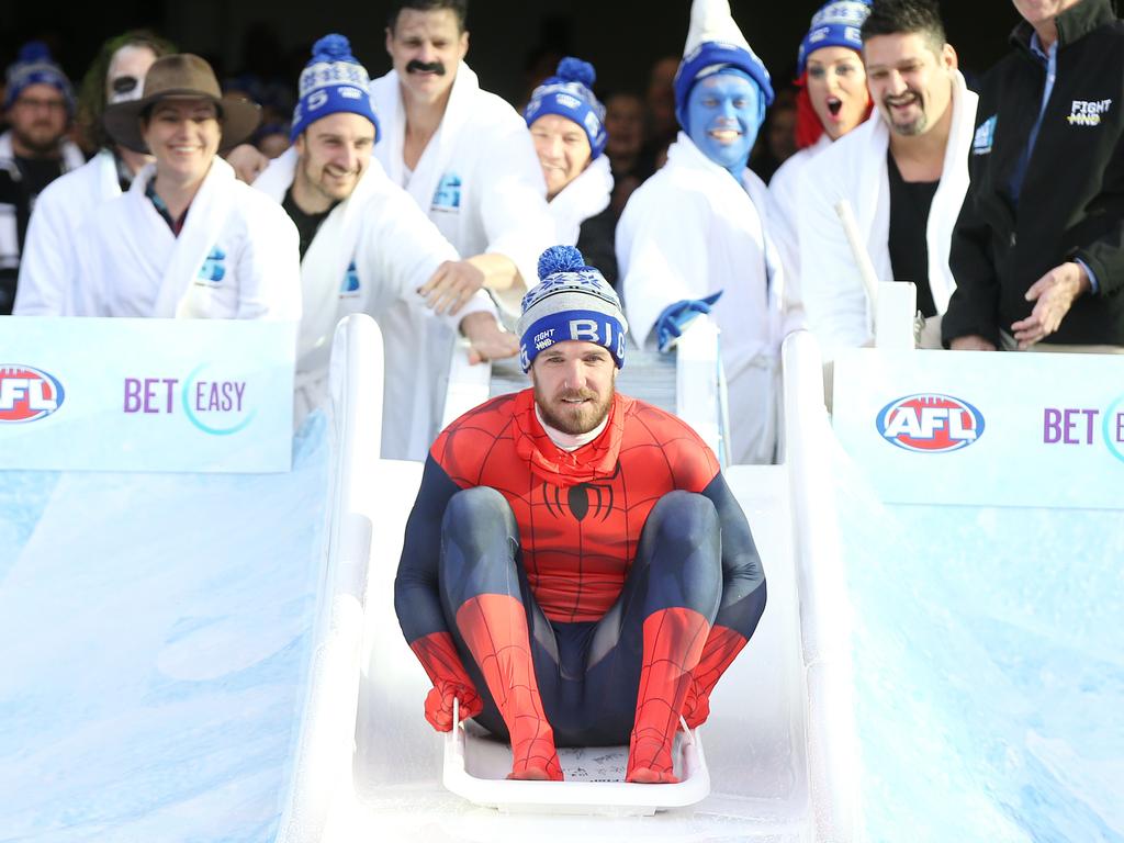 Dane Swan featured in Big Freeze 5 at the MCG.