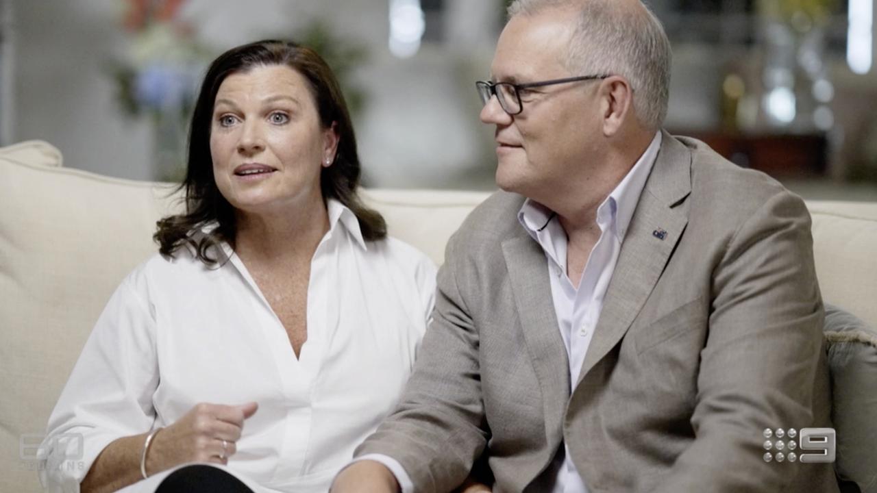 Prime Minister Scott Morrison and wife Jenny.