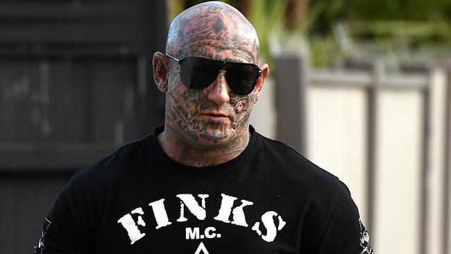 Deceased former Finks bikie boss Brent ‘BJ’ Reker.