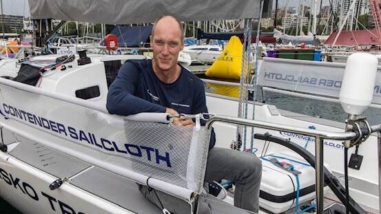 Double-handed sailor Jules Hall ahead of the 2021 Sydney to Hobart on Boxing Day. Pic: Andrea Francolini/Rolex