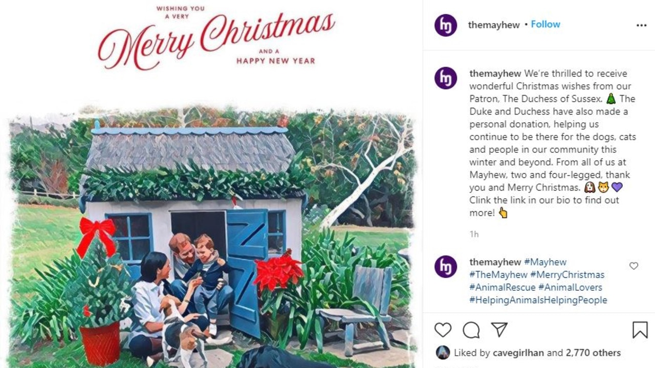 Meghan Markle, Prince Harry Christmas card stuns royal fans | Daily Telegraph