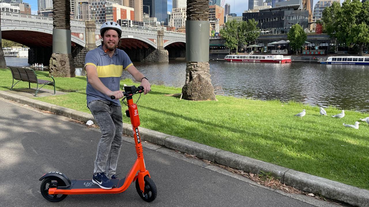 TVstation voldtage Tag væk Melbourne e-Scooters: Free morning trips as 12-month trial launches  February 1 | Herald Sun