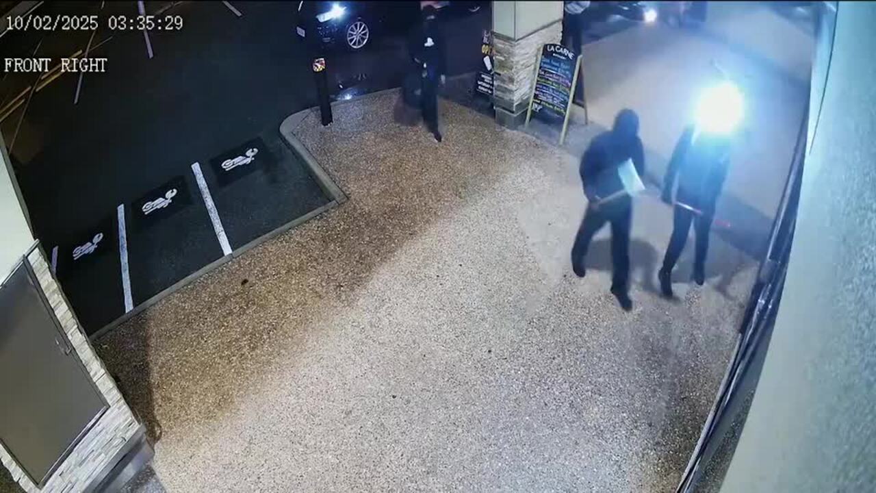 CCTV captures moment machete gang terrorises Brisbane street