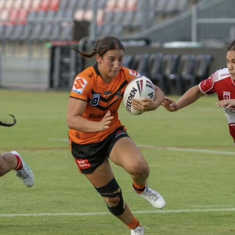 Sienna Ibrahim playing for the Tigers this season.