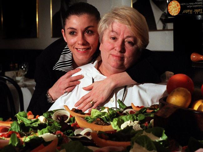 Giovanna Toppi with her daughter Caterina.