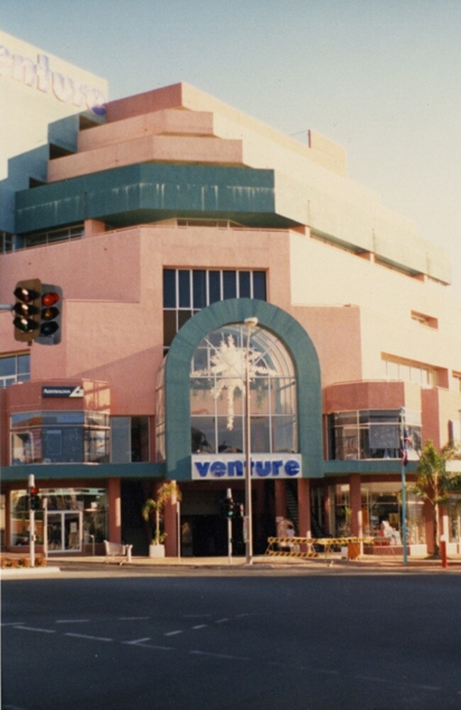 The McDonnell and East building in the 1990s when it was called Venture.