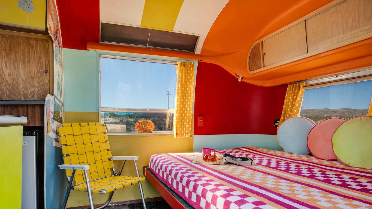 B-52s icon Kate Pierson has listed her funky Californian Airstream retreat. Picture: Shafik Wahhab, Shafik Photography.