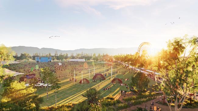 The Greenheart’s giant events space. Picture: Supplied by Gold Coast City Council