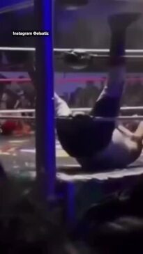 GRAPHIC Wrestler's sickening injury goes viral