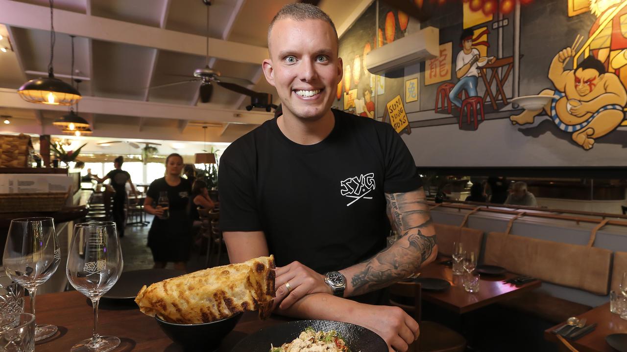 TASTY TIMES: Matt Sinclair from Sunshine Beach restaurant Sum Yung Guys is soon to make a big move. Picture: Mark Cranitch.