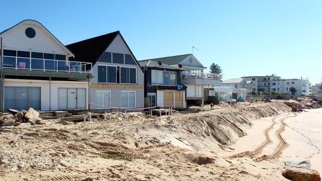 And back in July 2016 homes teeter after wild weather.