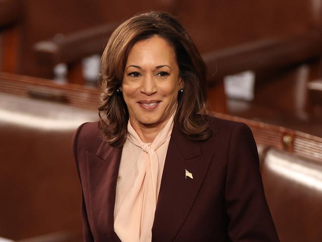 Former US Vice President Kamala Harris is the preferred 2028 Democratic nominee. Picture: Win McNamee/Getty Images/AFP