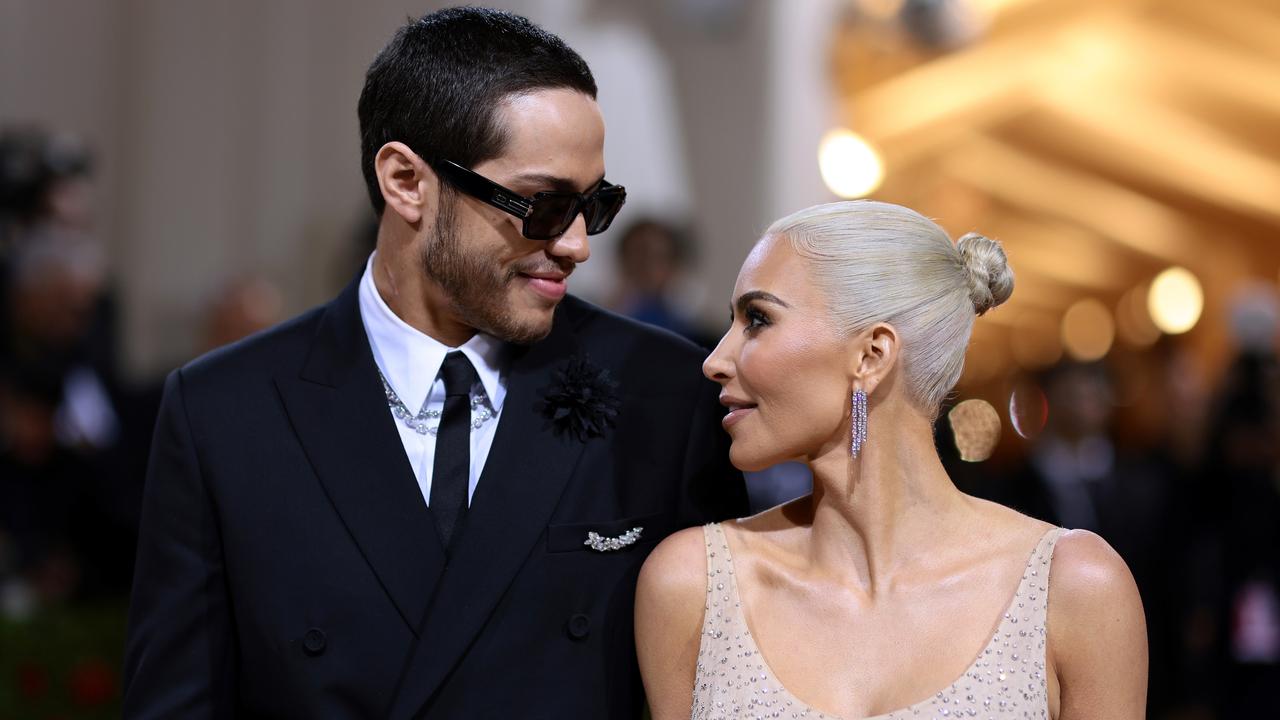 Kim Kardashian and Pete Davidson broke up after dating for nine months. Picture: Dimitrios Kambouris/Getty Images for The Met Museum/Vogue