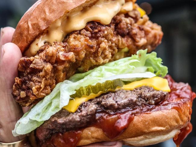 Grease Monkey in Braddon has been named the winner of best burger in Canberra. Picture: Facebook