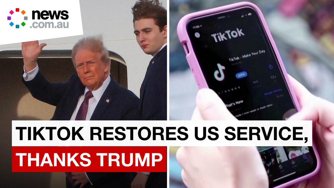 TikTok restoring service after going dark in the US