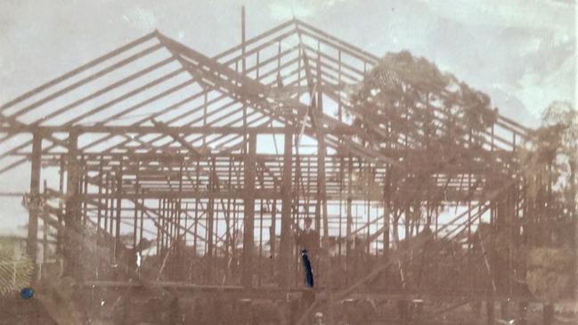 Frame work of 69 Chester Rd, Annerley Photo: Supplied