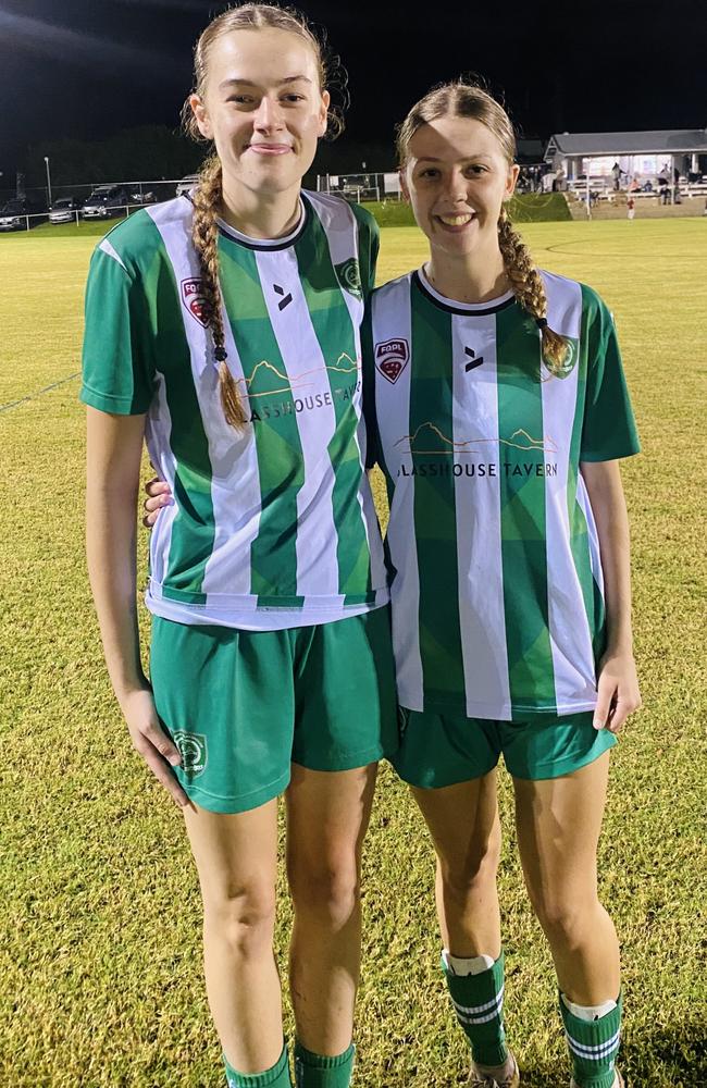 Kirra-Leigh Crouch and Molly McCaughey. Picture: Contributed