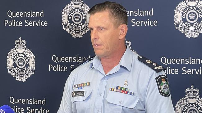 Gold Coast Acting Superintendent Jason Tuffley pleaded with beachgoers to swim between the flags.