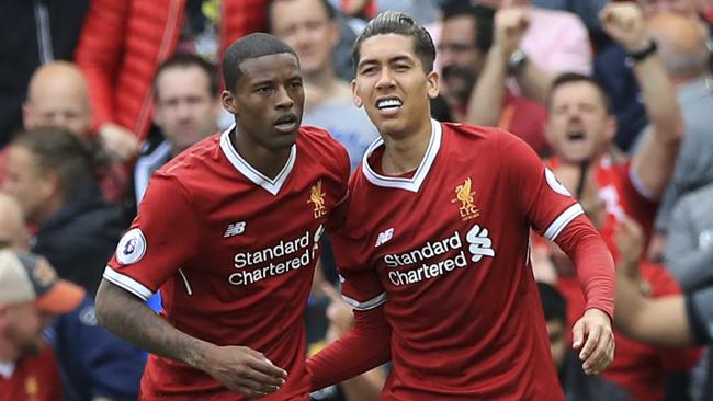 Liverpool's Georginio Wijnaldum and Roberto Firmino are both coming down to Sydney.