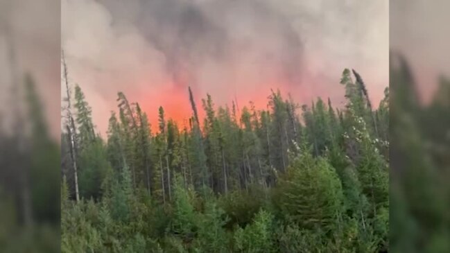 Wildfires rage in Canada’s Northwest Territories