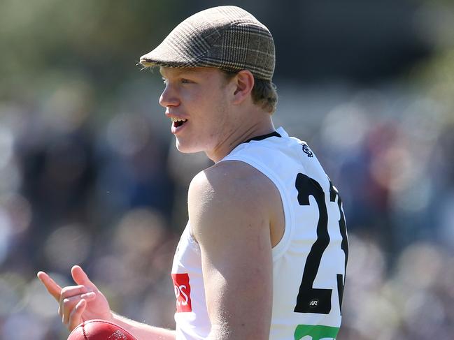 Former Collingwood tall Sam McLarty has hooked up with Essendon.