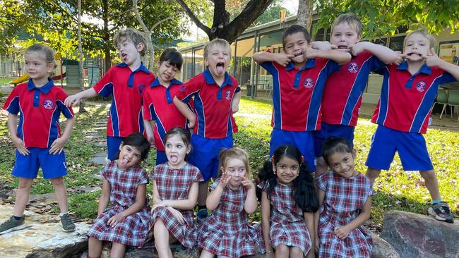 DRIVER PRIMARY SCHOOL Transition Room 2. BACK ROW (L-R): Eamon, Bronson, Angela, Noah, Kyrie, Hayden, **. FRONT ROW (L-R): Sophie, Ally, Ashar, Shanaya and Armani. Picture: AJ McArthur