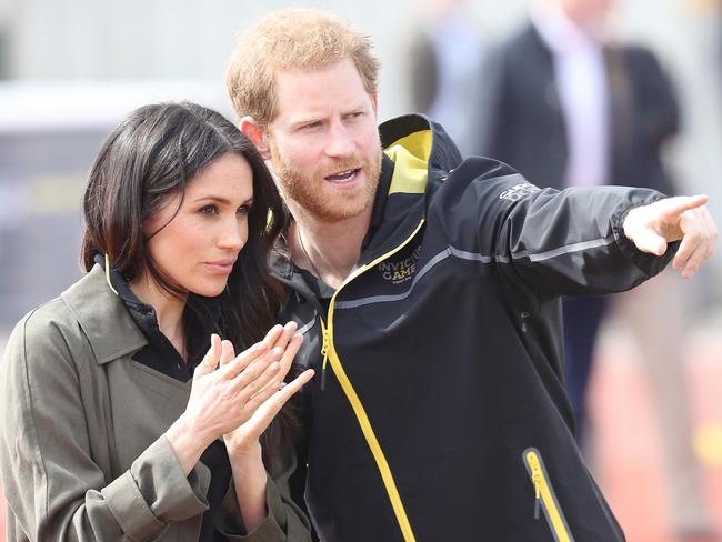 Meghan and Harry in happier times. Picture: Chris Jackson