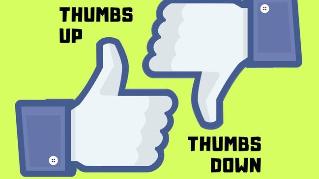 Thumbs up thumbs down