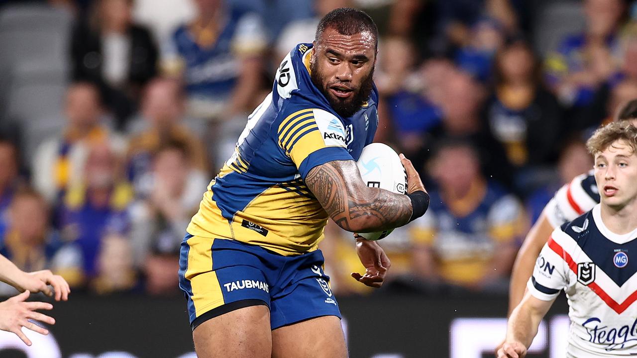 Junior Paulo has ended speculation about his future after signing a new deal with the Eels. Picture: Cameron Spencer/Getty Images