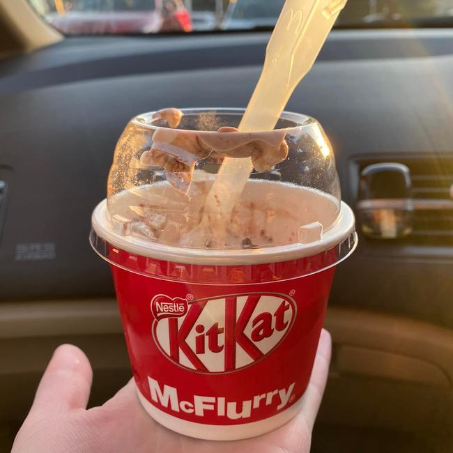 Social media lit up last time the KitKat collaboration happened in 2020. Picture: Supplied