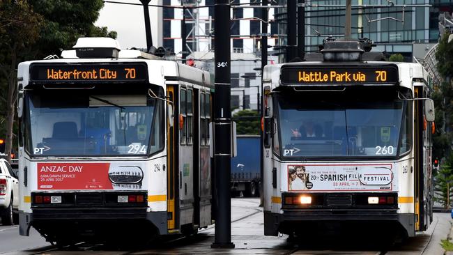 Yarra Trams delivered 80.7 per cent of its services on time. Picture: Nicole Garmston