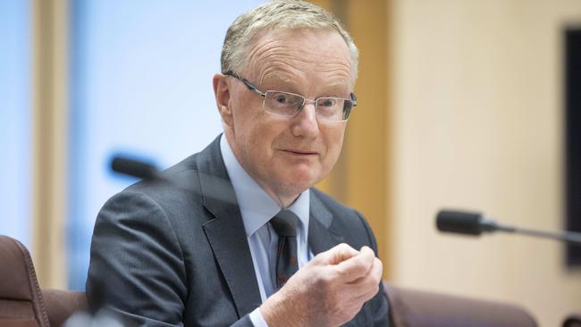 CANBERRA, AUSTRALIA - NewsWire Photos NOVEMBER 28, 2022: RBA Governor Dr Philip Lowe appears at Senate Estimates in Parliament House, Canberra. ItÃ¢â¬â¢s the first time an RBA governor has attended Senate Estimates.Picture: NCA NewsWire / Gary Ramage