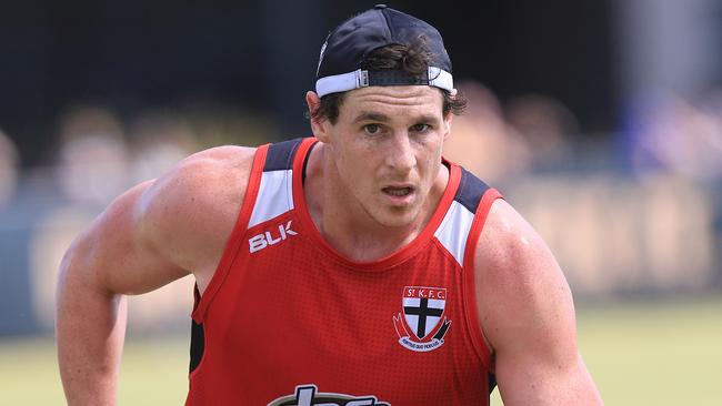 Former Bomber Jake Carlisle will make his St Kilda debut, along with three other recruits, in the JLT Community Series on Thursday. Picture: Wayne Ludbey