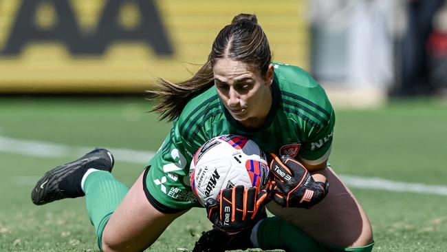 Shamiran Khamis has found a new level this season and been the league’s top-ranked keeper. (Photo by Mark Brake/Getty Images)