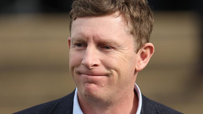 Trainer Matt Laurie could be smiling again after first-up performer Signal resumes at Ballarat on Tuesday. Picture: Getty Images.