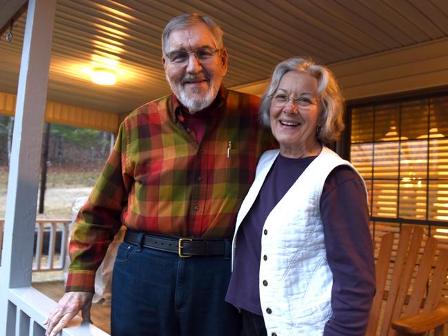 TRUMP HEARTLAND . Jerry and Jocelyn Carter, are pleased with Trump as US President. Photo: Alex Towle