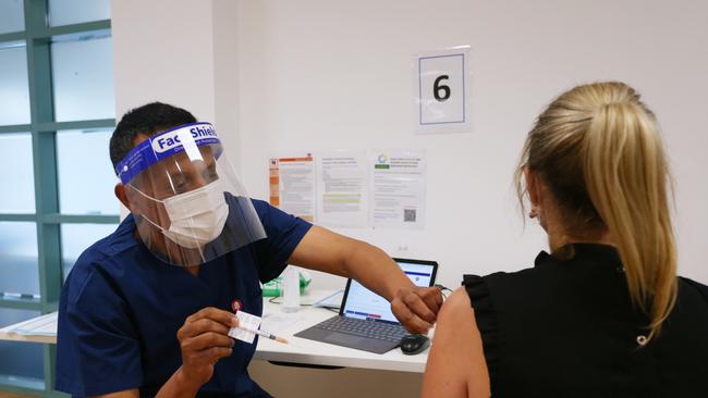 Australians aged 12 and above are all eligible for a Covid-19 vaccine. Picture: Lisa Maree Williams/Getty Images