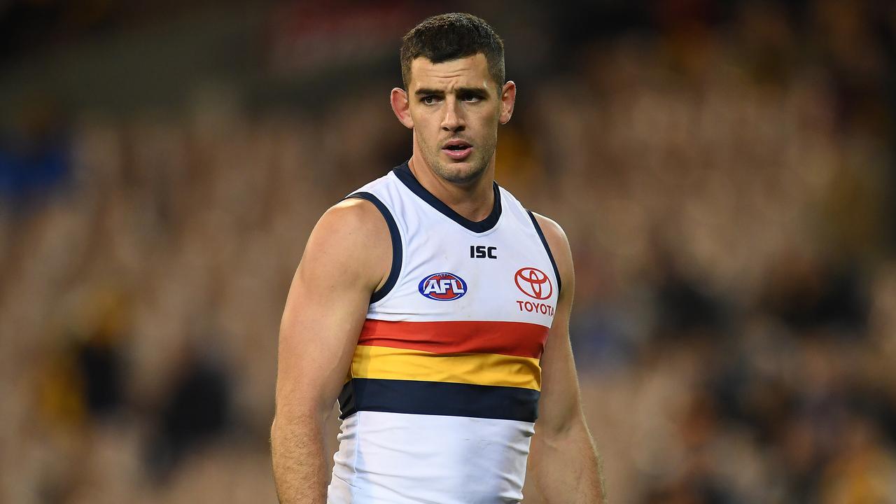 Taylor Walker has been offered a two-game suspension for rough conduct. (AAP Image/Julian Smith)