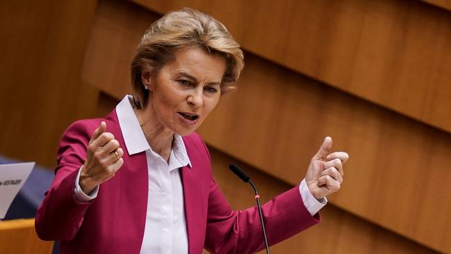 European Commission President Ursula von der Leyen. Picture: AFP