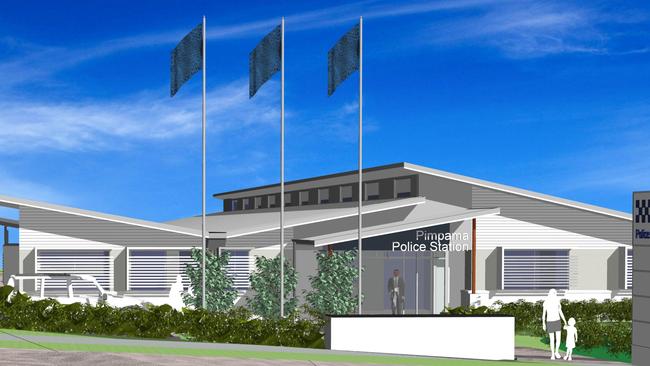 Hi-res artist impression of the new police station. Photo: Supplied