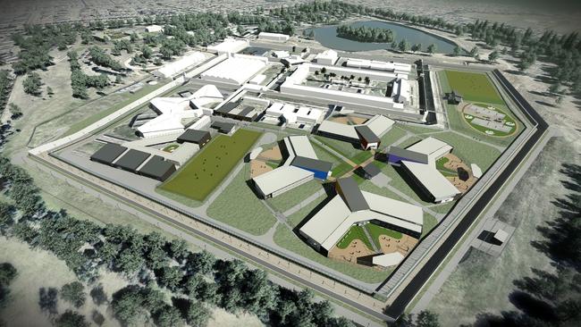 An artist’s impression of the expansion at Parklea prison.