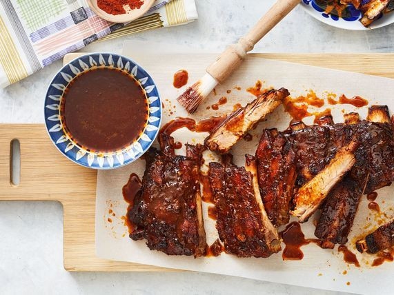 Pork ribs.