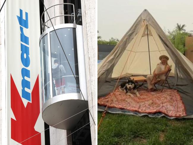 A Kmart dupe of a luxury $900 tent has sparked a frenzy on social media, with shoppers declaring they need it 'immediately'.