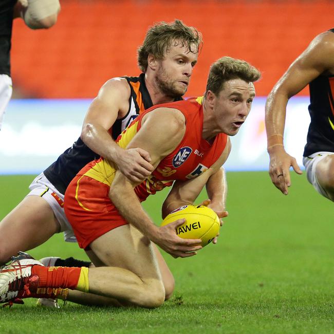 Tyrone Downie playing for Gold Coast in the NEAFL in 2015. Picture: Adam Head