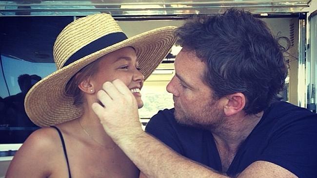 Lara Bingle and Sam Worthington haven't attempted to hide their relationship since going public in October of last year. Picture: Instagram