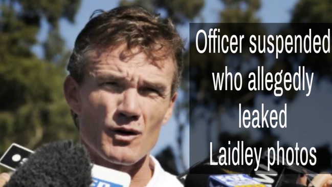 Officer suspended who allegedly leaked Laidley photos